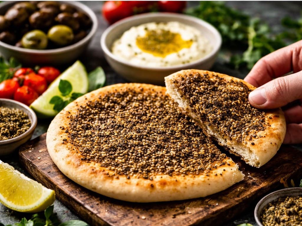 Manakish au zaatar