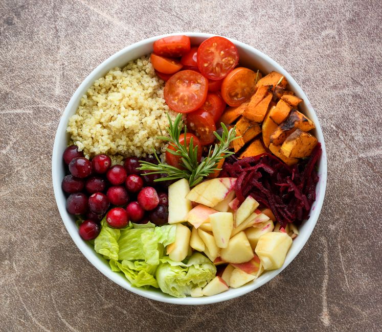 Buddha bowl au quinoa — photo du plat