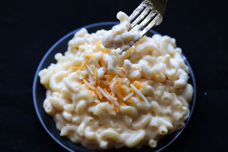 Gratin de macaronis au fromage (mac & cheese) — photo du plat