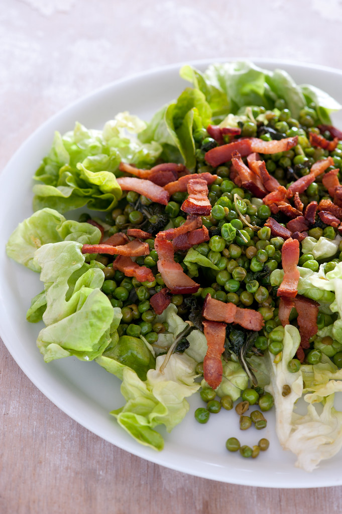 Petits pois à la française — photo du plat