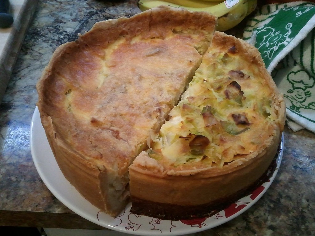 Quiche lorraine traditionnelle — photo du plat